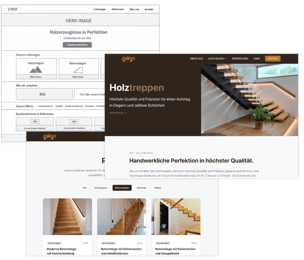 Wireframing & Design